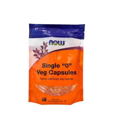 Cápsulas Vegetais Vazias, 300 Cápsulas, Now