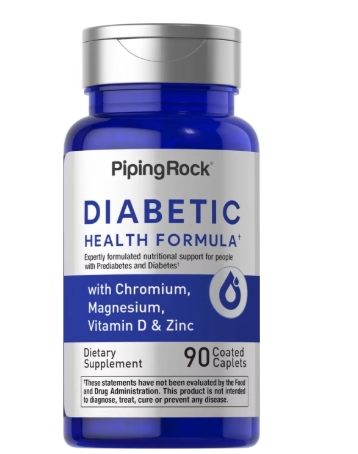 Diabetic Formula, Fórmula para diabéticos, 90 Comprimidos, Pipingrock