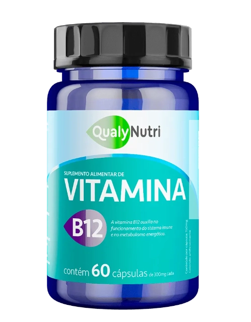 Vitamina B12, 150mg, 60 Cápsulas, QualyNutri