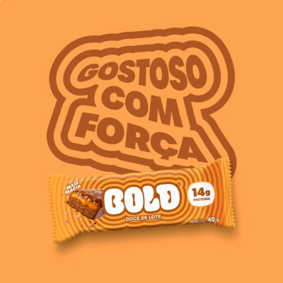 Bold Bar, Barra de Proteína, 3 Unidades, Sabores, Bold Snacks