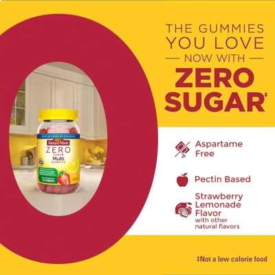 Zero Sugar Multi Gummies, 90 Gummies, Nature Made