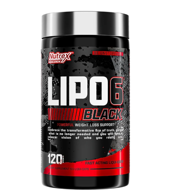 Lipo 6 Black, Emagrecedor Ultra Concentrado, 120 Cápsulas, Nutrex