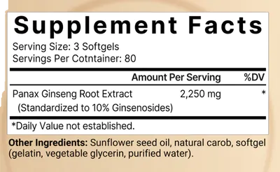 Ginseng Vermelho Coreano 2.250mg, 240 Cápsulas, NatureBell