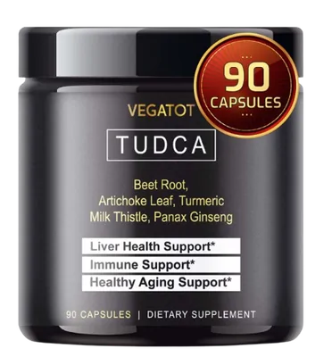 TUDCA, Ácido Tauroursodeoxicólico, 90 Cápsulas, Vegatot