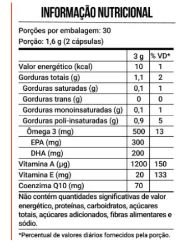 Omegavie Q10, Saúde Cardiovascular e Cerebral, 60 Cápsulas, Endogen