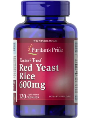 Arroz de Levedura Vermelha, 600mg, 120 Cápsulas, Puritan's Pride