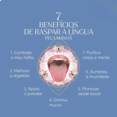 Limpador Raspador de Língua em Cobre