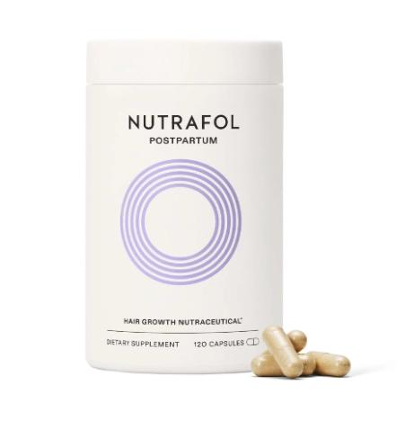 Suplementos de Crescimento Capilar Pós-Parto, Para lactantes, 120 Cápsulas, Nutrafol
