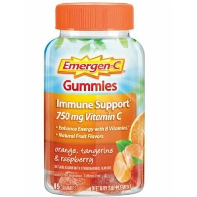Immune Support, Com Vitamina C 750mg, 45 Gomas, Emergen-C