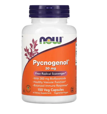 Pycnogenol 30mg, 150 Cápsulas, Now