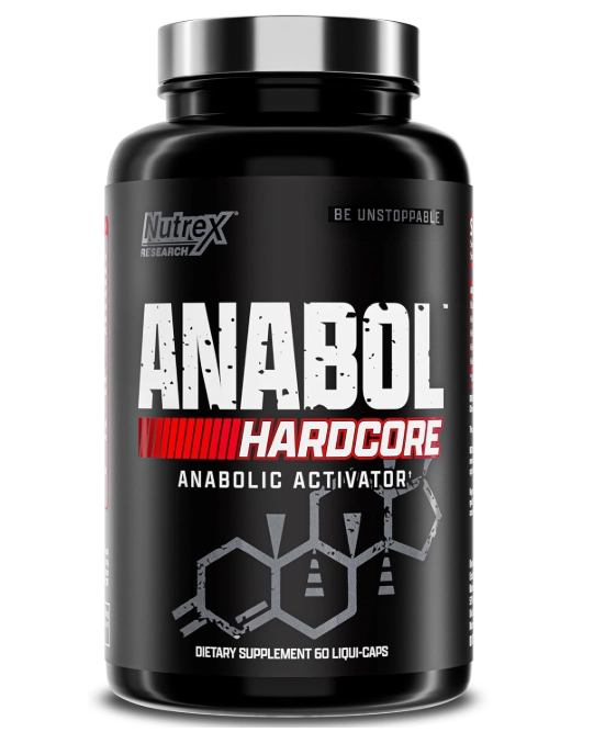 Anabol Hardcore, Ativador Anabólico Construtor muscular, 60 Comprimidos, Nutrex