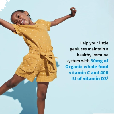 Dr. Formulated Probióticos Orgânicos Kids + Vitaminas C e D, 5 Bilhões, 30 Cápsulas, Garden of Life