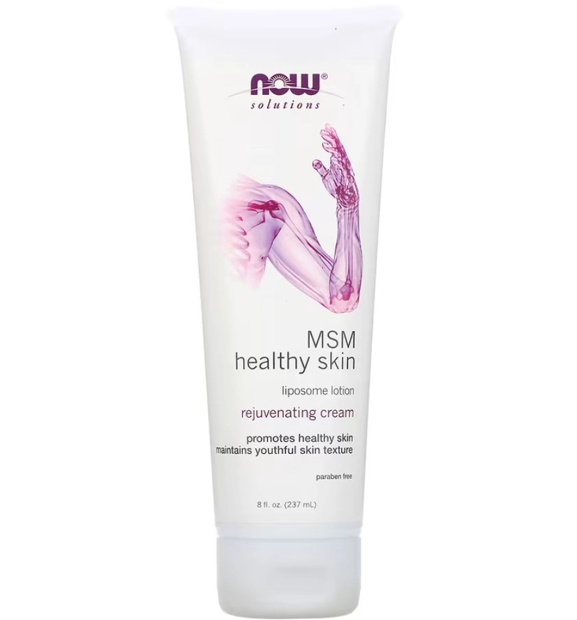 Loção Lipossômica, MSM Pele Saudável, 237 ml, Now