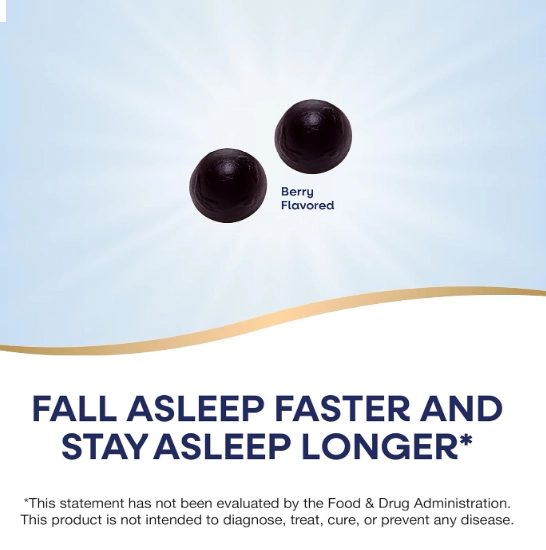 Sleep Well Gummies, Dormir Bem com Melatonina 5mg, Magnésio e Ashwagandha, 90 Gomas Sabor Frutas Vermelhas, Nature's Way