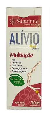 Multiação Alivio Mel Spray, 30ml, Alquimia