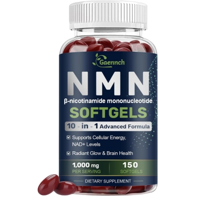  NMN Supplement Complex 1000mg, 150 Softgels, Gaennch