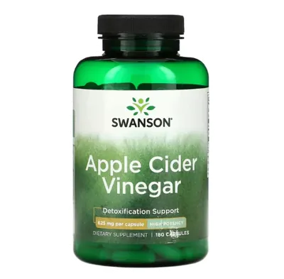 Apple Cider Vinegar (Vinagre de Maçã), 625mg, 180 Cápsulas, Swanson