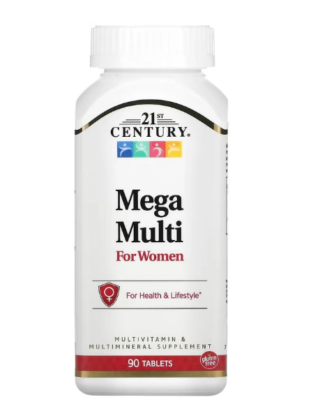 Mega Multi para Mulheres, 90 Comprimidos, 21st Century