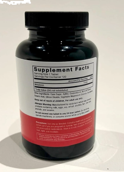 Melatonina 5mg, 120 Comprimidos Sabor cereja, Force Factor
