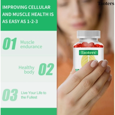 Urolitina A 1000mg, Envelhecimento Saudável e Renovação Celular, 120 Capsulas, Taoters