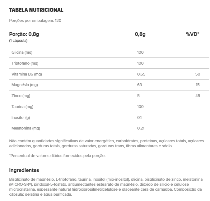 Melatonina Duo Harmony 210mcg, 120 Cápsula, Essential Nutrition