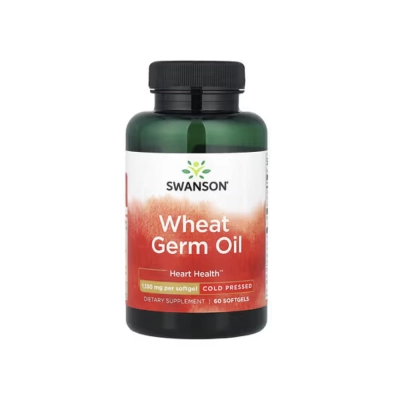 Wheat Germ Oil, 1130mg, 60 Cápsulas, Swanson