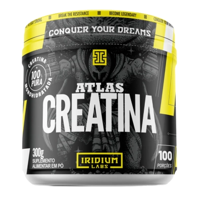 Atlas Creatina Monohidratada, 300g, Iridium Labs