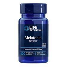 Melatonina, 300mcg, Time Release, 100 Comprimidos, Life Extension
