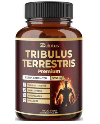 Tribulus Terrestris, 9050mg por cápsula, 150 cápsulas, Zolotus