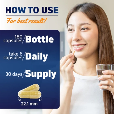 Suplemento de Colostro Bovino Vitamatic 1500 mg por porção - 180 Cápsulas Vegetais, Vitamatic