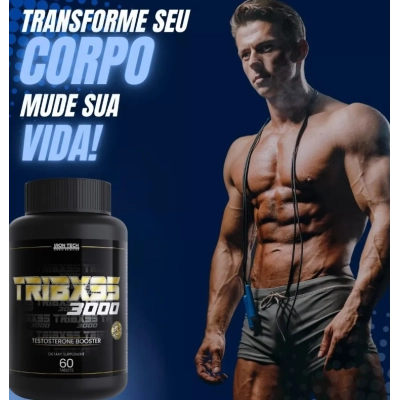Tribulus Terrestris, Tribx 95 3000mg, 60 Cápsulas, Iron Tech