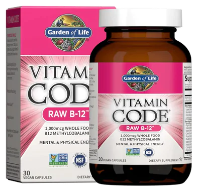 Vitamin Code, Vitamina B12, 30 cápsulas, Garden of Life