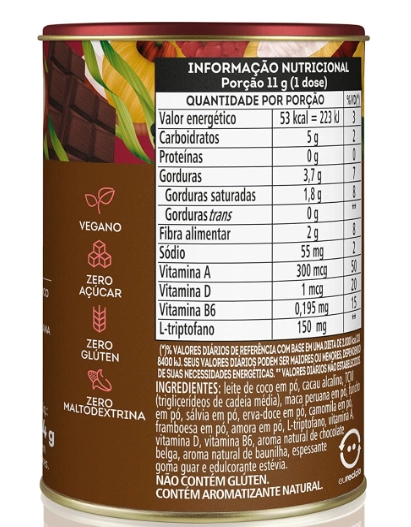 Rosa Choc, Achocolatado em Pó, Para Fases do Ciclo Feminino, 154g Sabor Chocolate Belga, Organify