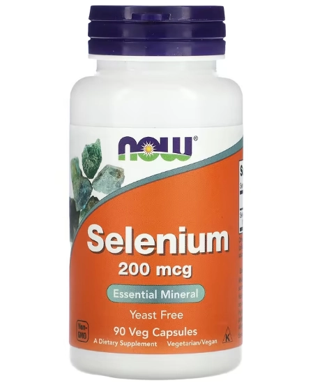 Selênio, 200mcg, 90 Cápsulas, Now