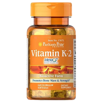 Vitamina K2, 50mg, 60 Cápsulas, Puritan's Pride