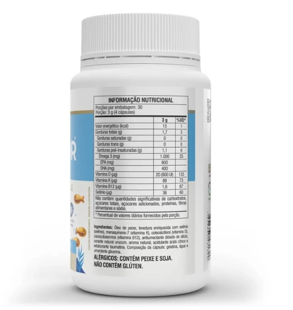 Omegafor Family, EPA 600mg, DHA 400, 120 Cápsulas, Vitafor