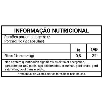 Psyllium , Fibras Naturais, 90 Cápsulas, Flora Nativa