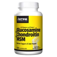 Glucosamina 1500mg, Condroitina 1200mg com MSM, 120 Cápsulas, Jarrow Formulas