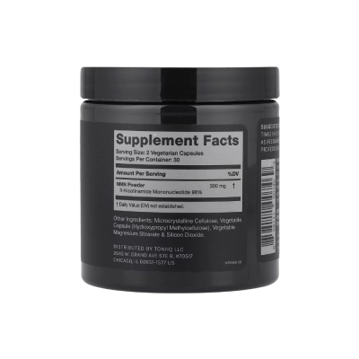 NMN 300mg, 60 Cápsulas, Dietary Supplent, Toniiq