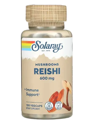 Reishi, 600mg, 100 VegCaps, Solaray
