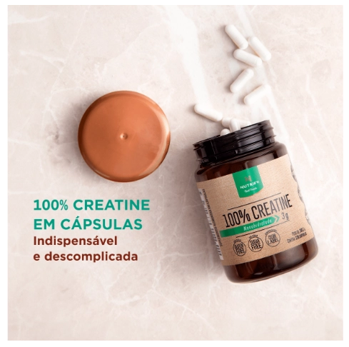 100% Creatina, 120 Cápsulas, Nutrify