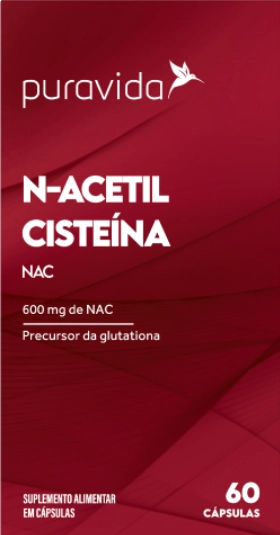 Nac Acetilcisteína, 60 Cápsulas, Puravida