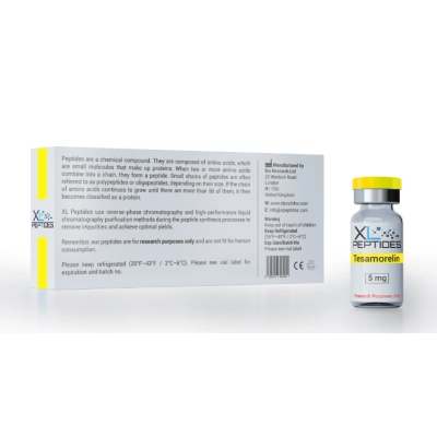 Tesamorelina 5mg, Hormônio do Crescimento GHRH, XLPeptides