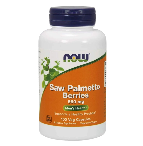 Saw Palmetto Berry, 550mg, 100 Capsulas, Now