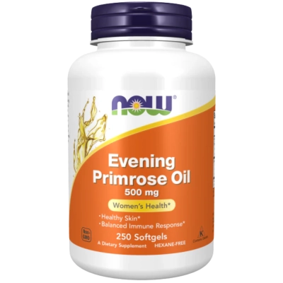 Óleo de Prímula, 500mg, 250 Cápsulas, Now 