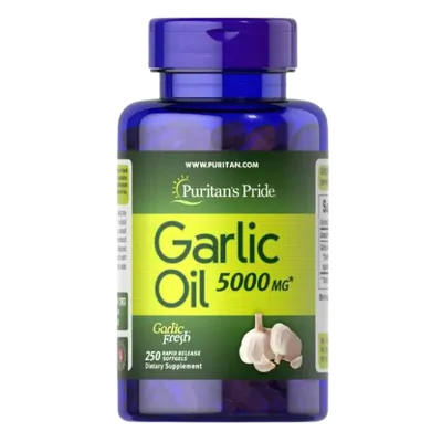 Garlic Oil (Óleo de Alho), 5000mg, 250 Cápsulas em Gel, Puritan's Pride