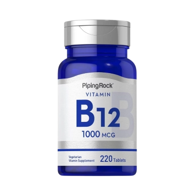 Vitamin B-12, 1000Mcg, 220 Tablets, Piping Rock 