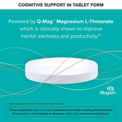 Q-Mag Magnesium L-Threonate Magtein 60 Cápsulas, Qunol