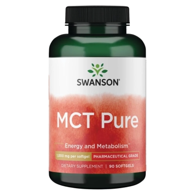MCT Pure 1000mg, 90 Cápsulas Softgel, Swanson