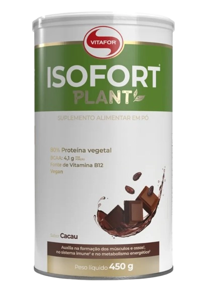 Isofort Plant, 450g Sabor Cacau, Vitafor